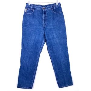 Pendleton Women Jean High Rise Straight Color Blue Size 18 (33x31)